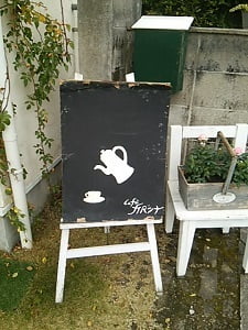 cafe Capanna(カパンナ)の看板