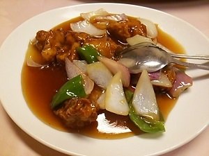 中国料理 青菜の酢豚