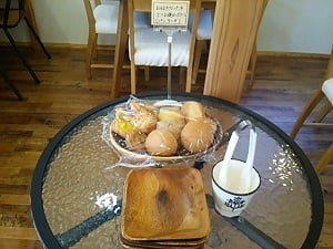 marushu cafe(マルシュカフェ)のパンセット注文の時に選べるパン