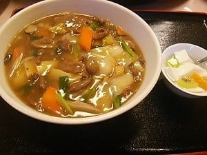 中国料理青菜の八宝菜定食