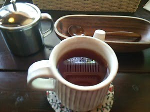 器CAFEオリーブの木の器ランチの食後のコーヒー