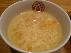 大阪王将の卵スープ