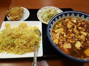 台湾料理 龍勝(りゅうしょう)の麻婆麺850円。