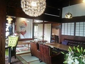 蒲生茶廊zenzai(ぜんざい)の店内の雰囲気