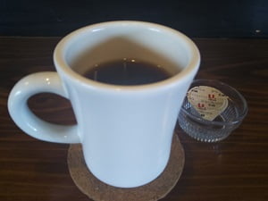 CAFE510の食後のホットコーヒー