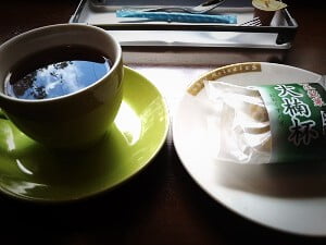 茶句庭ながのの大楠パイとかもう紅茶の写真