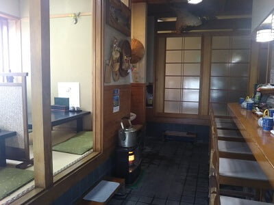 三徳寿司の店内の雰囲気