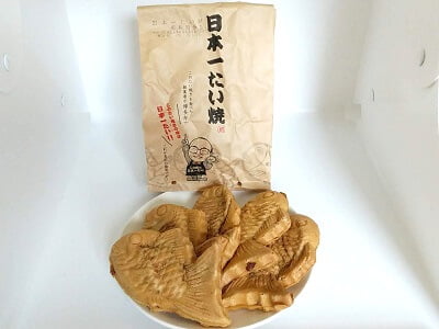 日本一たい焼霧島国分店の買った5匹と入っていた袋