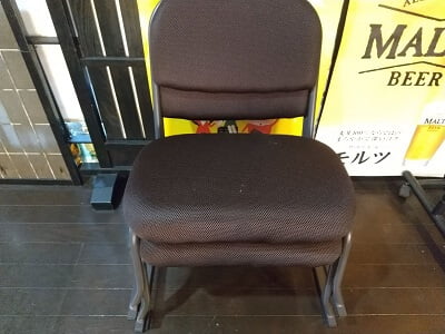 寿司御膳智稀の座椅子あり