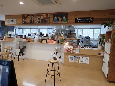 ミナトカフェのお店の雰囲気の写真