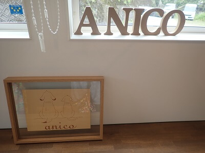 anico cafeの店名のオブジェクト