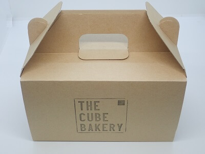 THE CUBE BAKERYの買っていたパンが入っていた箱