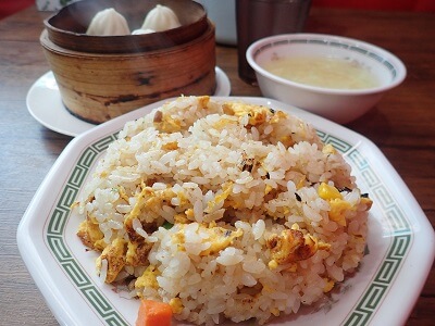 中華料理 長城のAセットの五目炒飯