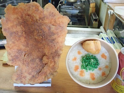 鶏排(ジーパイ)とお粥のお店『Cui Cui-ツイツイ』の商品見本