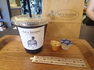 An's beaute coffeeのコーヒーのテイクアウト