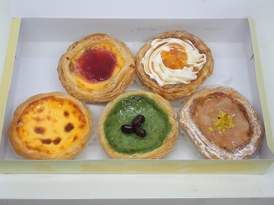 アンドリューのエッグタルト鹿児島天文館店の買ったエッグタルト