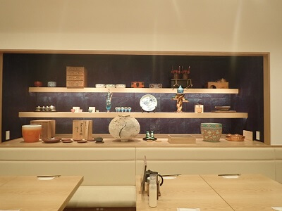 黒豚ふくや本店の素敵なインテリア