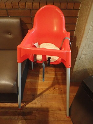 coffee紙風船の子供イス