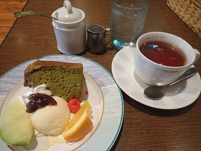 coffee紙風船の手作りケーキセット